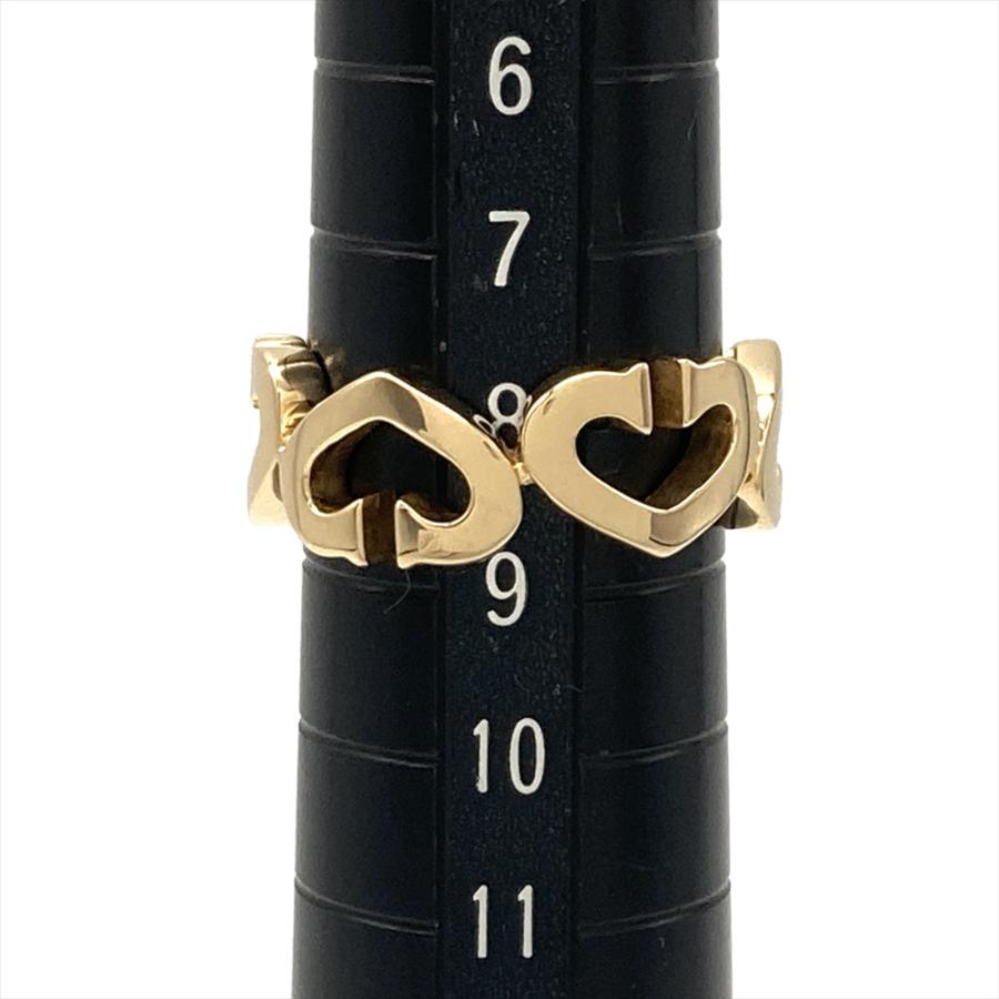 Cartier（カルティエ） Cartier Cハート リング 指輪 #49 K18YG 6.4g