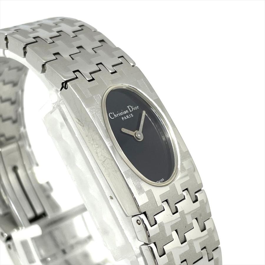 ディオール Dior D70-100 ミスディオール 腕時計 クォーツ ブラック
