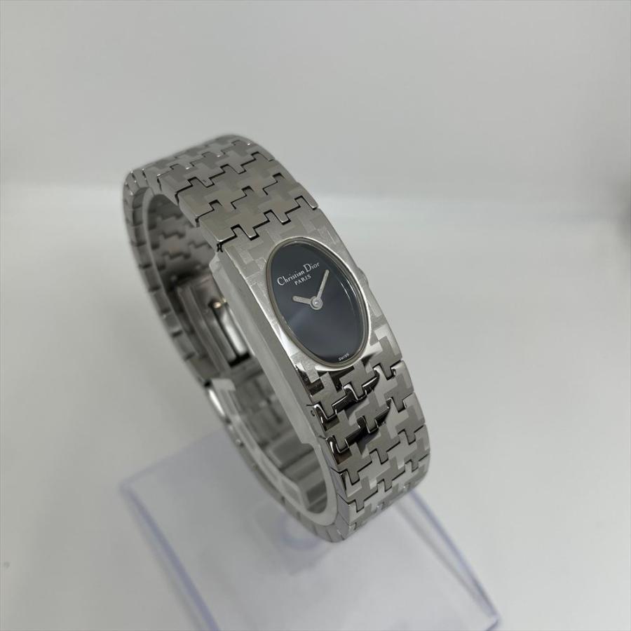 稼働品！ディオール♦︎レディース腕時計 ディオール Dior D70-100 ミスディオール 腕時計 クォーツ ブラック