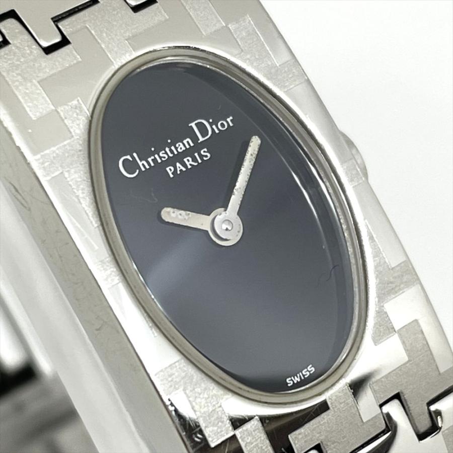 ディオール Dior D70-100 ミスディオール 腕時計 クォーツ ブラック