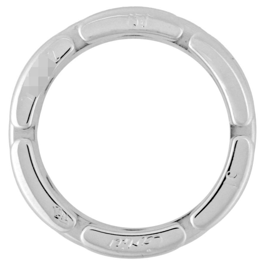 Cartier カルティエ マイヨン パンテール 3ロウ リング K18WG #51