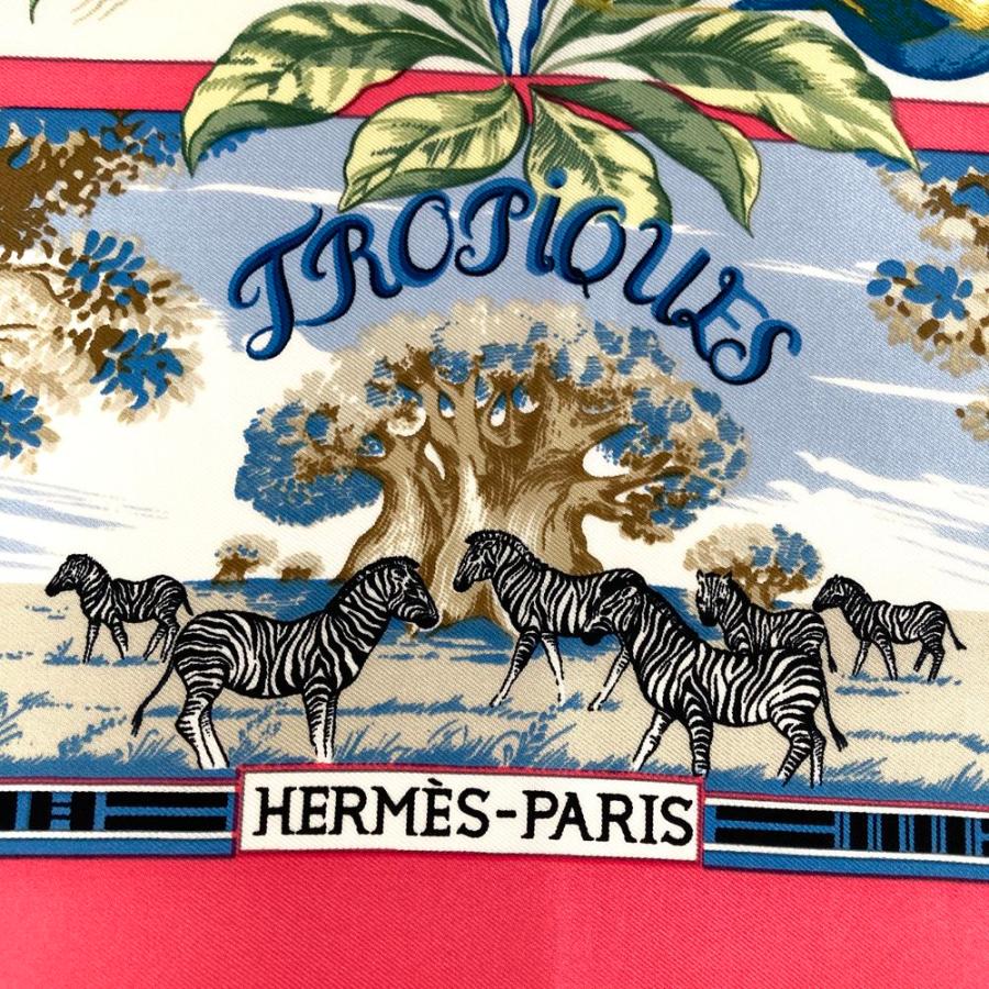 HERMES（エルメス） HERMES TROPIQUES トロピカル スカーフ シルク