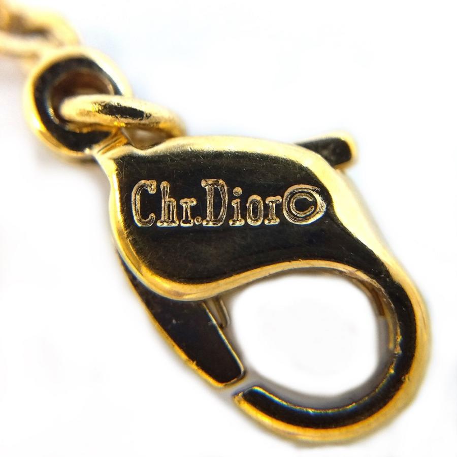クリスチャンディオール　Christian Dior　ハートネックレス　ゴールド クリスチャンディオール Christian Dior ネックレス ハート ロゴ