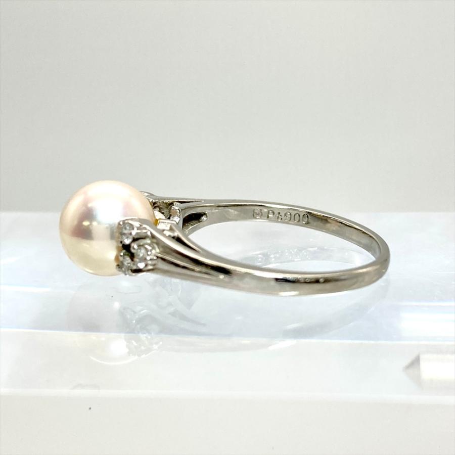 MIKIMOTO（ミキモト） 一粒パール リング 指輪 ダイヤモンド 約11.5号