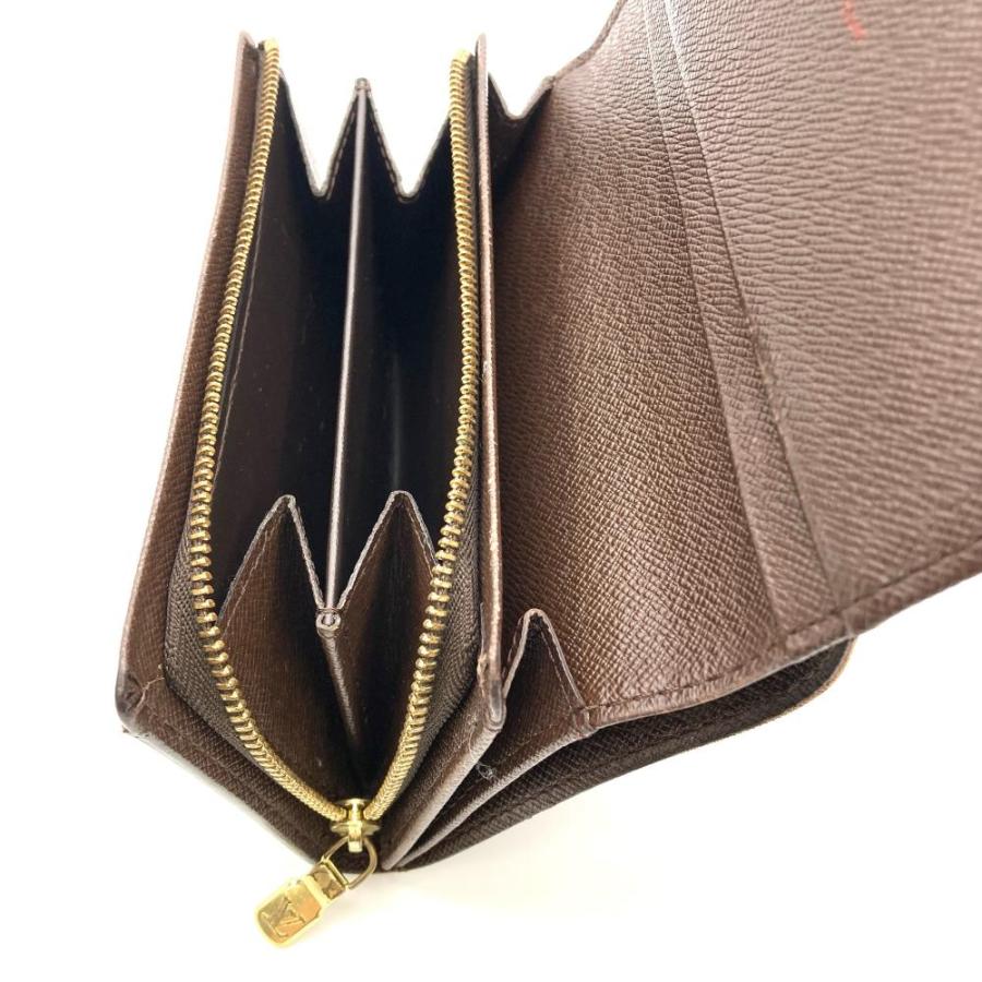 極美品　ルイヴィトン　トレゾール　ダミエ　二つ折り財布 LOUIS VUITTON ルイヴィトン ダミエ ポルトフォイユ・トレゾール