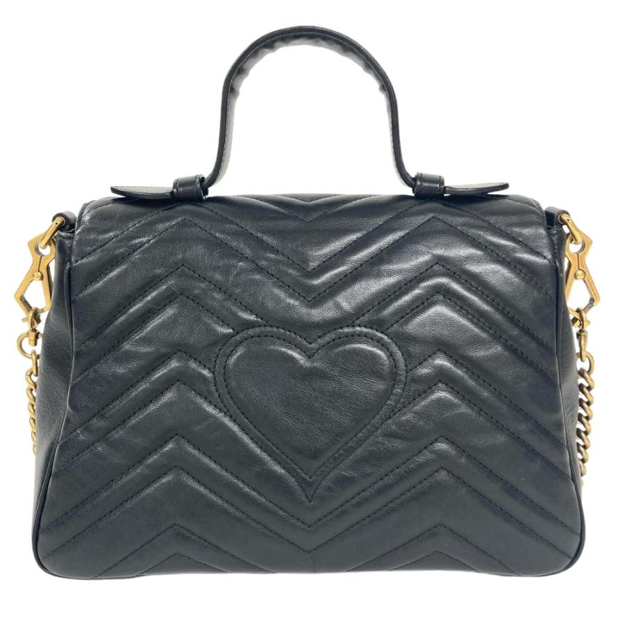 極美品　110 GUCCIグッチ　ショルダーバッグ　ハンドバッグ　GG柄　zv9 GUCCI（グッチ） GUCCI GGマーモント スモールトップハンドバッグ