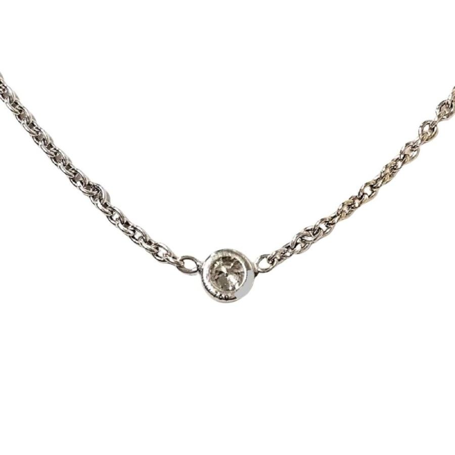 ディオール Dior ミミウィ ネックレス ダイヤモンド K18WG 2.6g
