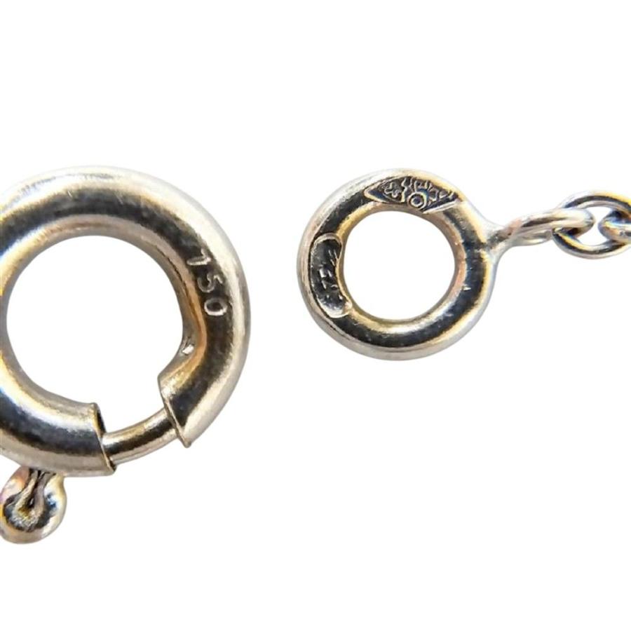 ディオール Dior ミミウィ ネックレス ダイヤモンド K18WG 2.6g