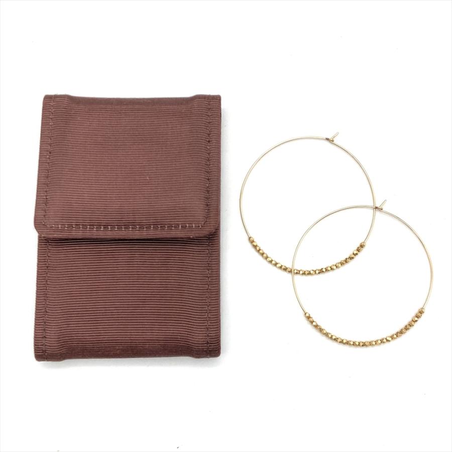 ココシュニック COCOSHNIK フープ ピアス ゴールド レディース