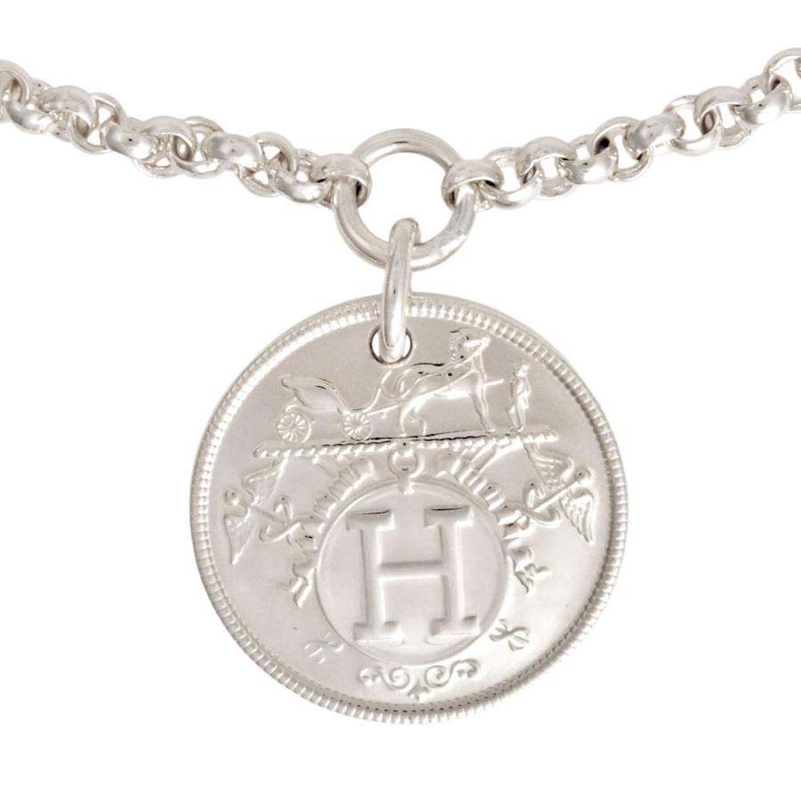 HERMES エルメス エクスリブリス ブレスレット SV925 5.6g K18PG