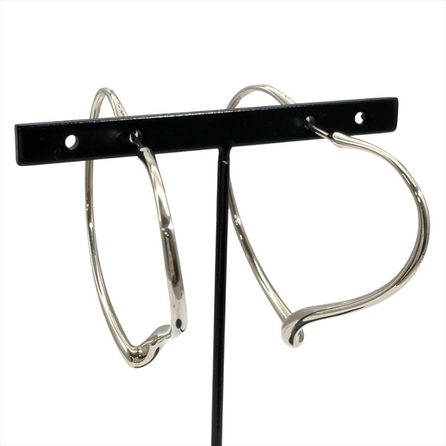 Tiffany&Co.　オープンハート　フープ　ピアス　ラージ　極美品 極美品 TIFFANY&Co. オープンハート フープピアス Lサイズ 刻印あり