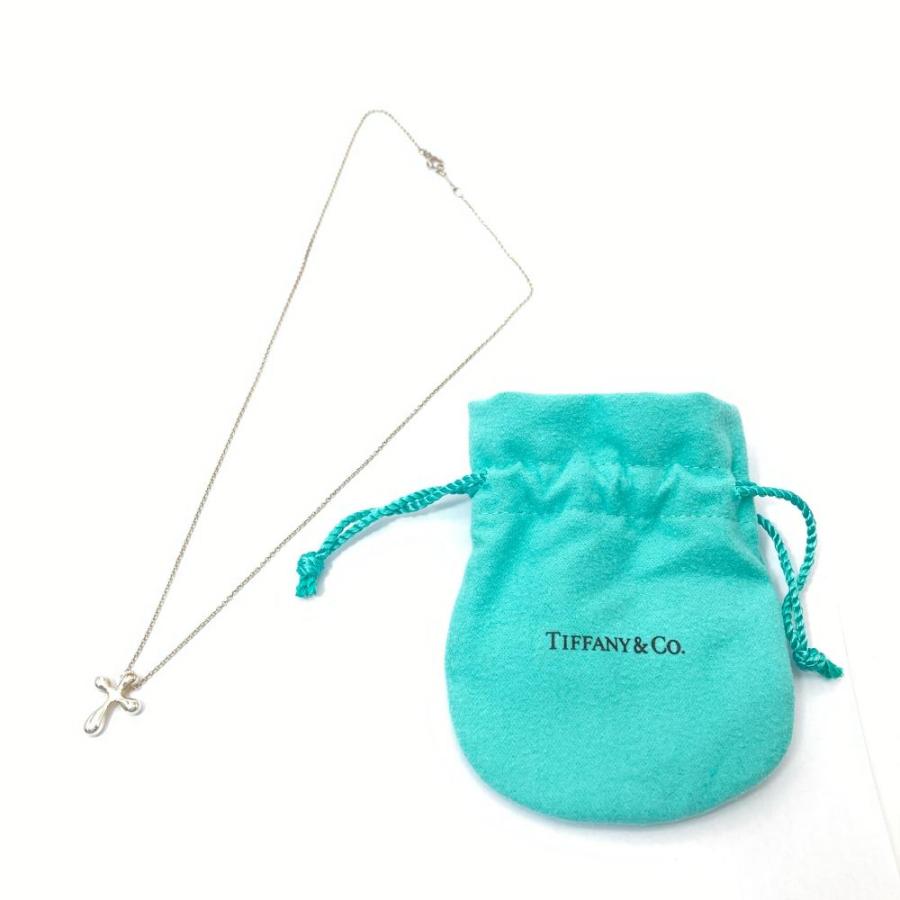 Elsa Peretti ティファニー Tiffany&Co. スモール クロス ネックレス