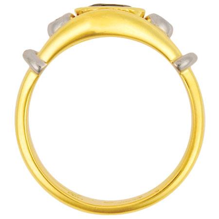 DAMIANI（ダミアーニ） サファイア ダイヤモンド リング #11 K18YG/WG 