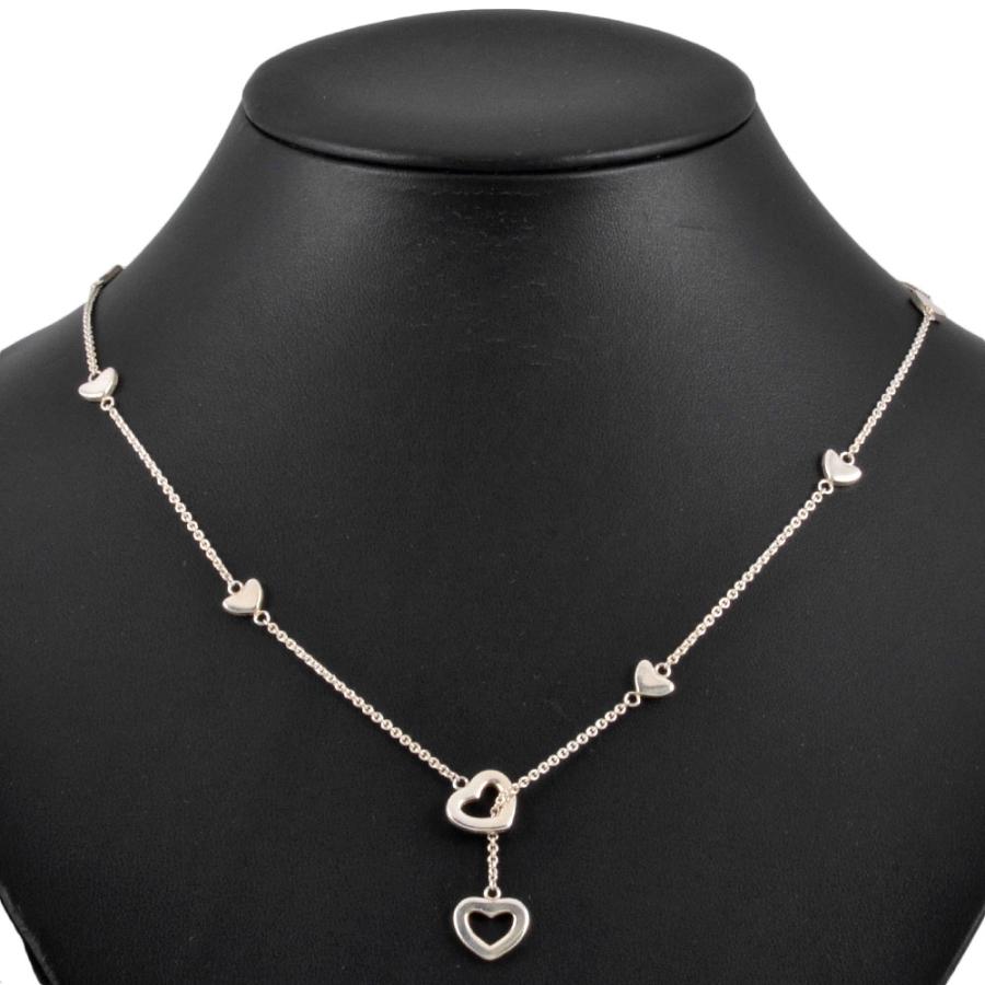 Tiffany & Co. ハート リンク ラリアット チェーン ネックレス美品 TIFFANY&Co. ティファニー ハートリンク ラリアット ネックレス