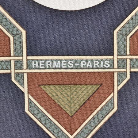 HERMES エルメス カレ90 シルクスカーフ 砂漠の革飾り CUIRS DU