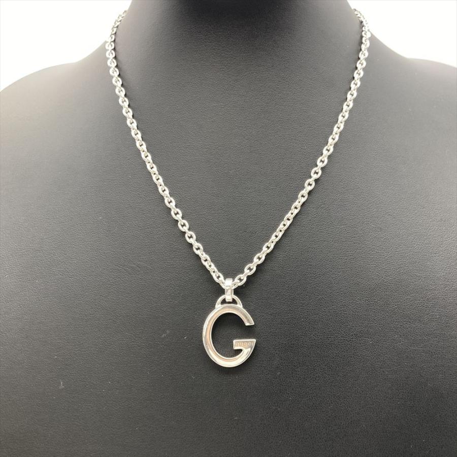 GUCCI ネックレス Gモチーフ SV925 シルバー GUCCI（グッチ） GUCCI Gモチーフ ネックレス SV925 19.4g シルバー