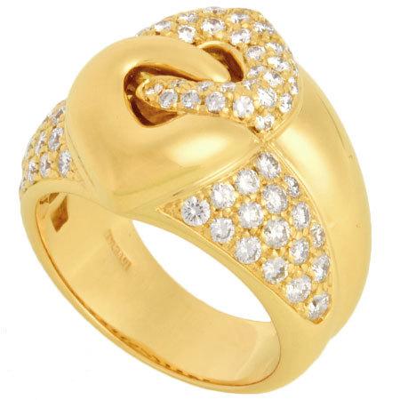 BVLGARI ダイヤモンドリング　新品　18K BVLGARI】B.ZERO1 18Kピンクゴールド ダイヤモンド リング (Bvlgari
