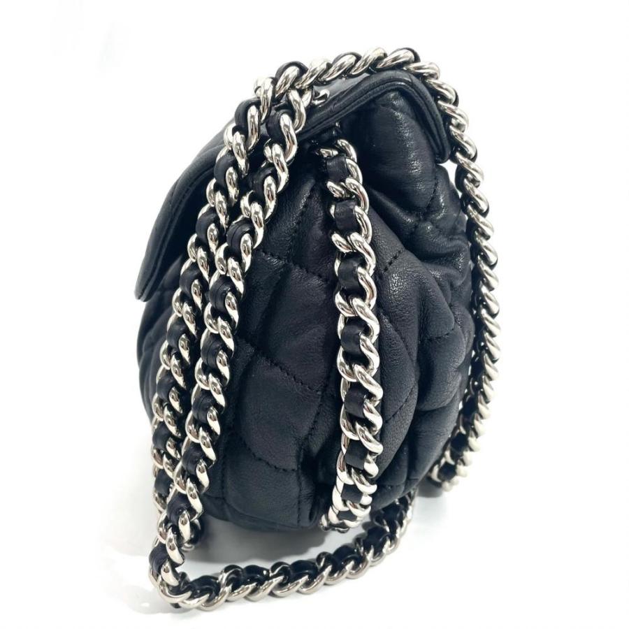 CHANEL シャネル ラウンド チェーン Y2K モード CHANEL（シャネル） マトラッセ チェーン アラウンド ショルダーバッグ