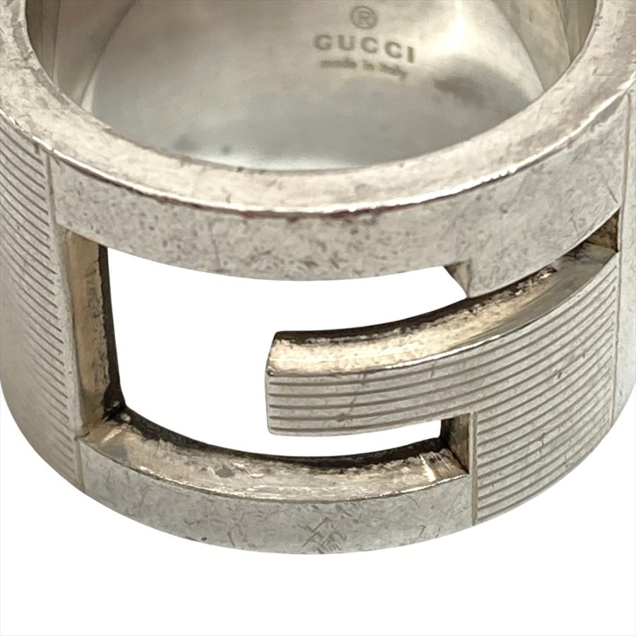 GUCCI（グッチ） ブランデッド G リング 指輪 約7号 SV925 11.1g