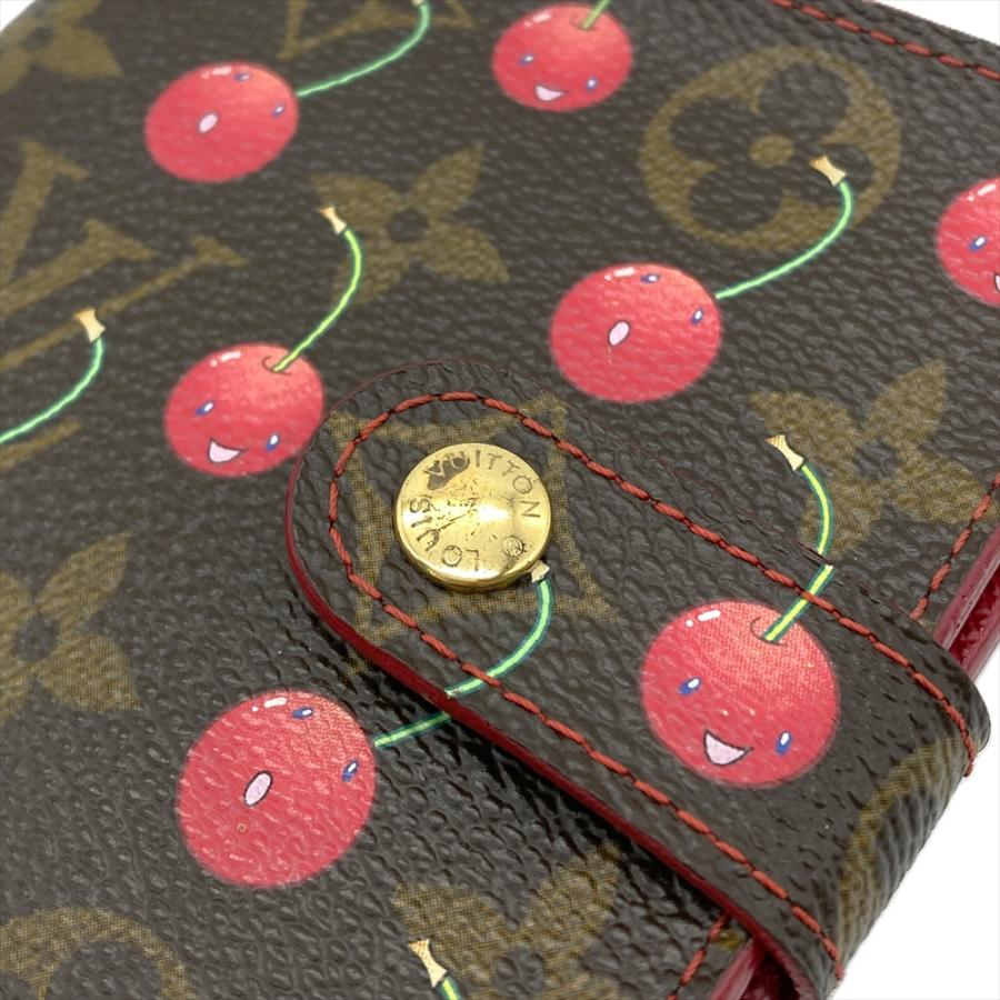 ルイヴィトン　モノグラム　チェリー　村上隆　コンパクトジップ　 2つ折り財布 LOUIS VUITTON（ルイ・ヴィトン） コンパクトジップ 二つ折り財布