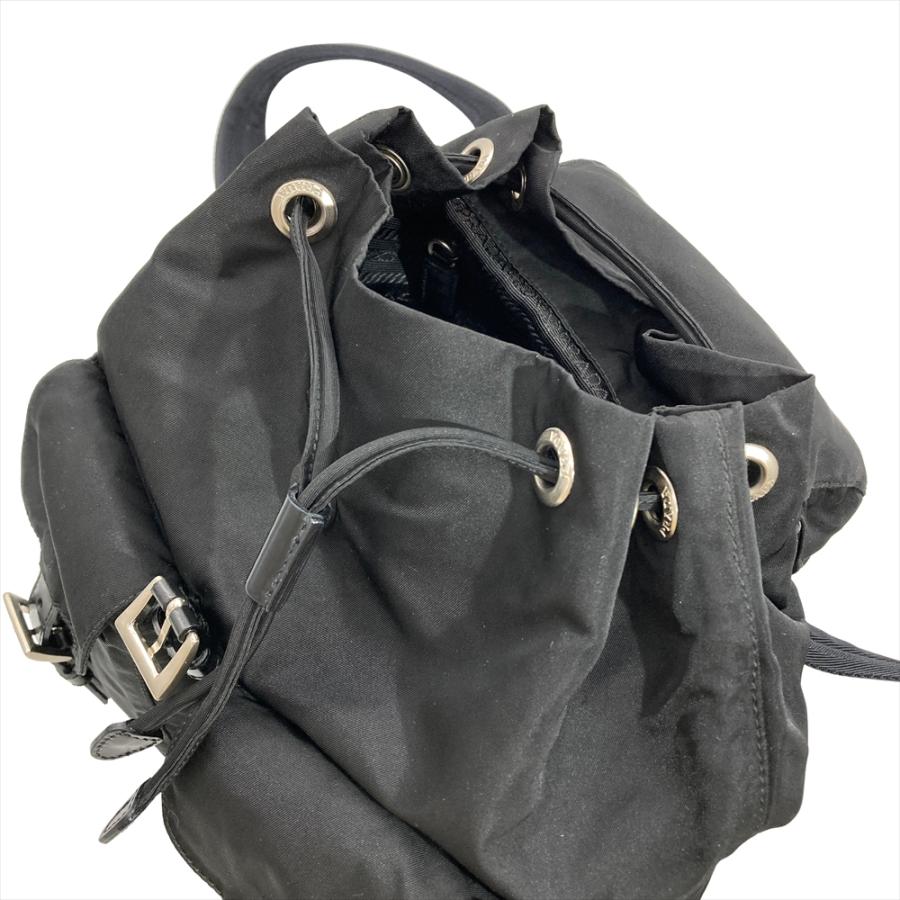PRADA（プラダ） ナイロン スモール リュック ナイロン レザー B6677