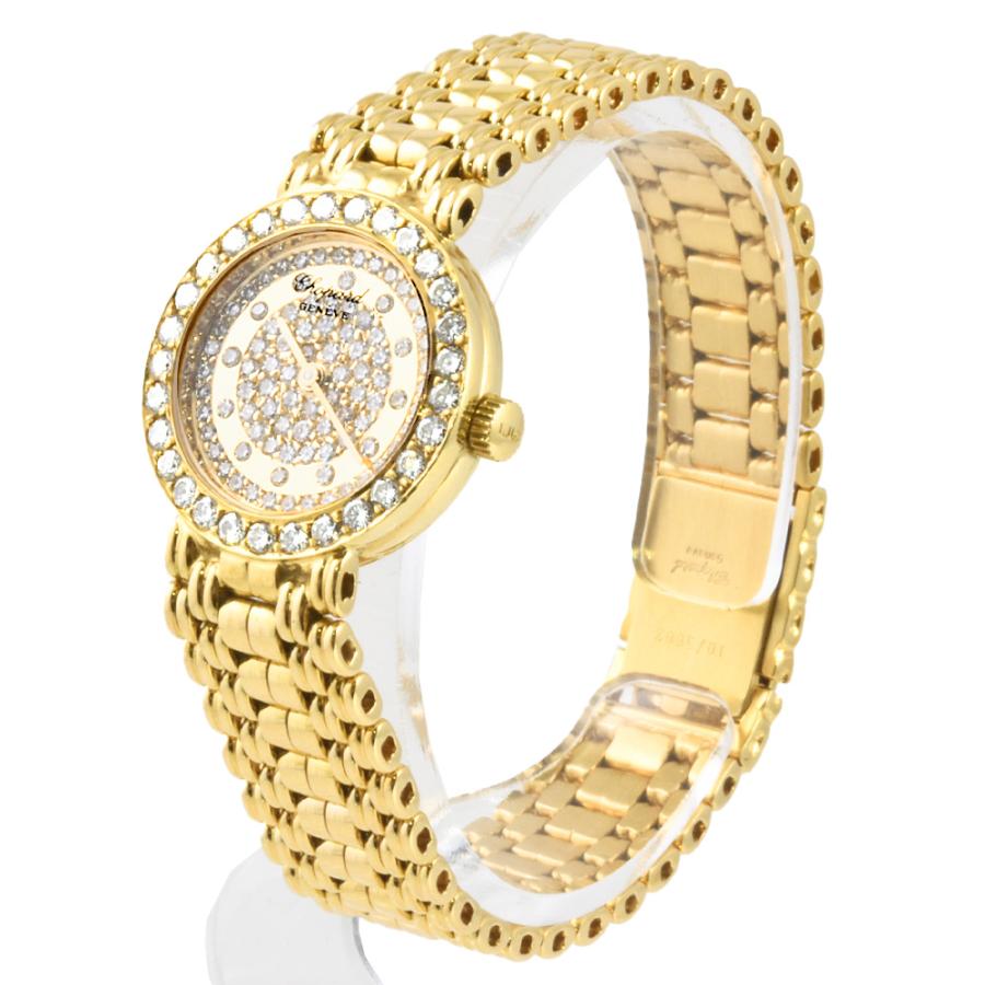 Chopard ショパール 10/5602 腕時計 クォーツ ゴールド文字盤 Chopard ショパール 10/5602 腕時計 クォーツ ゴールド文字盤