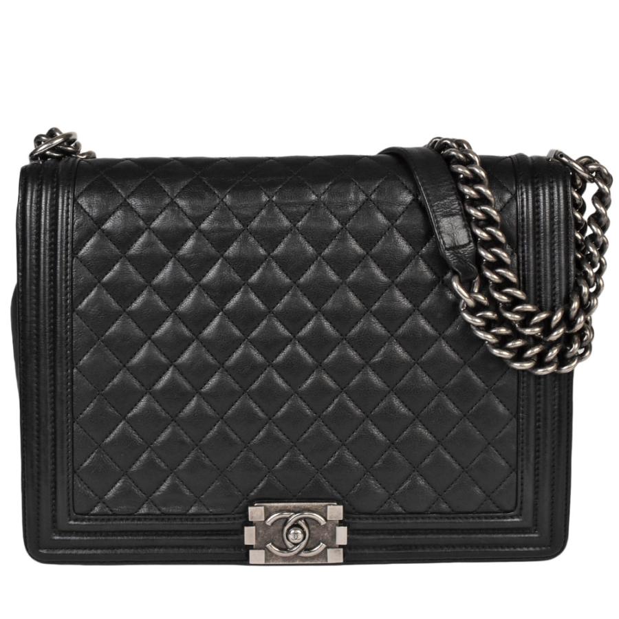 マトラッセチェーンショルダーバッグ⭐︎ブラック CHANEL（シャネル） ボーイシャネル マトラッセ30 ショルダーバッグ