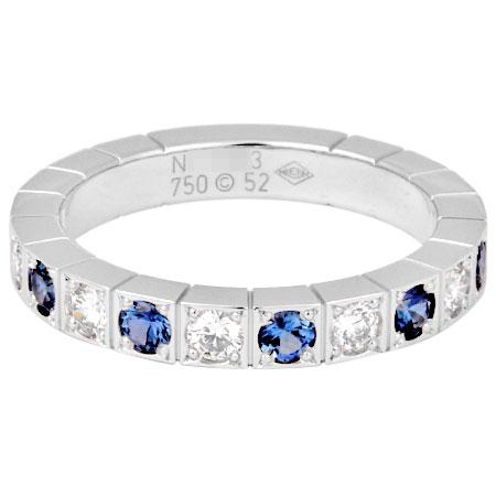 Cartier カルティエ ラニエール ダイヤモンド サファイア リング