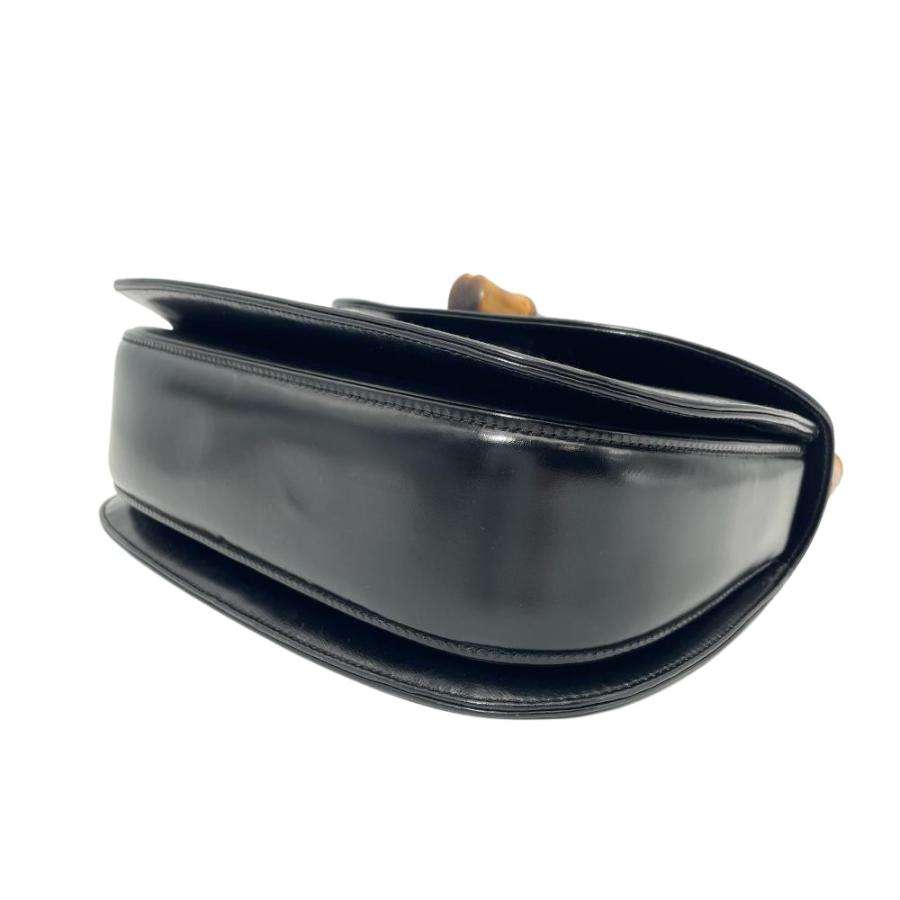 バンブー グッチ GUCCI ハンドバッグ レザー 000 2684 0633 ブラック