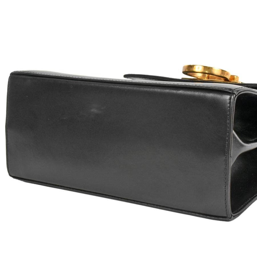 フェラガモ　レザーハンドバッグ フェラガモ Ferragamo ハンドバッグ レザー AQ-212193 ブラック