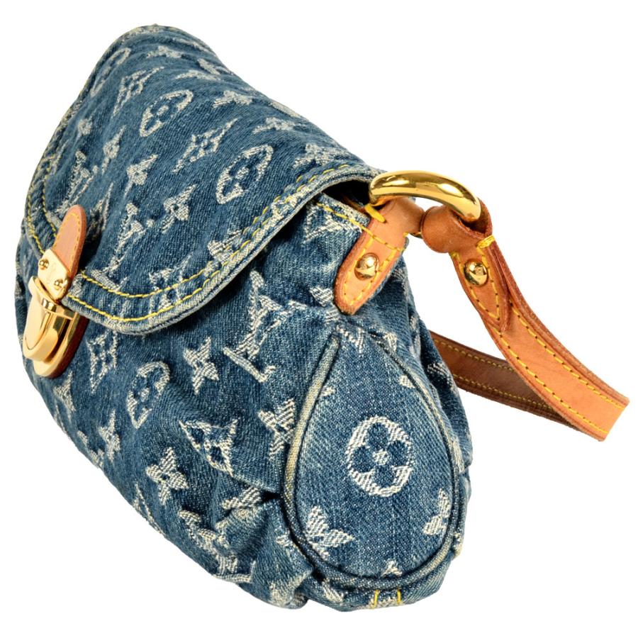 ルイヴィトン LOUIS VUITTON ミニ プリーティ ショルダーバッグ モノグラム デニム M95050 CA0095_1