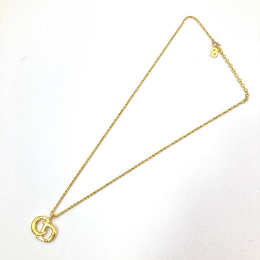 クリスチャンディオール Christian Dior CDロゴ ネックレス GP
