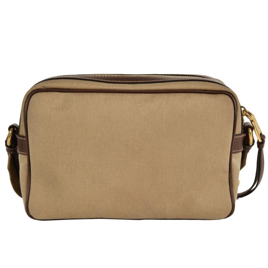PRADA（プラダ） ロゴ ショルダーバッグ ジャガード 1BH089 ベージュ