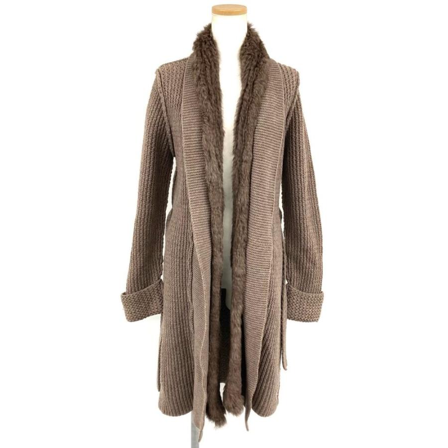 アルマーニ ARMANI コレツィオーニ COLLEZIONI ローゲージ ロング カーディガン 40 レディース【中古】 ARMANI（アルマーニ） コレツィオーニ COLLEZIONI ローゲージ ロング