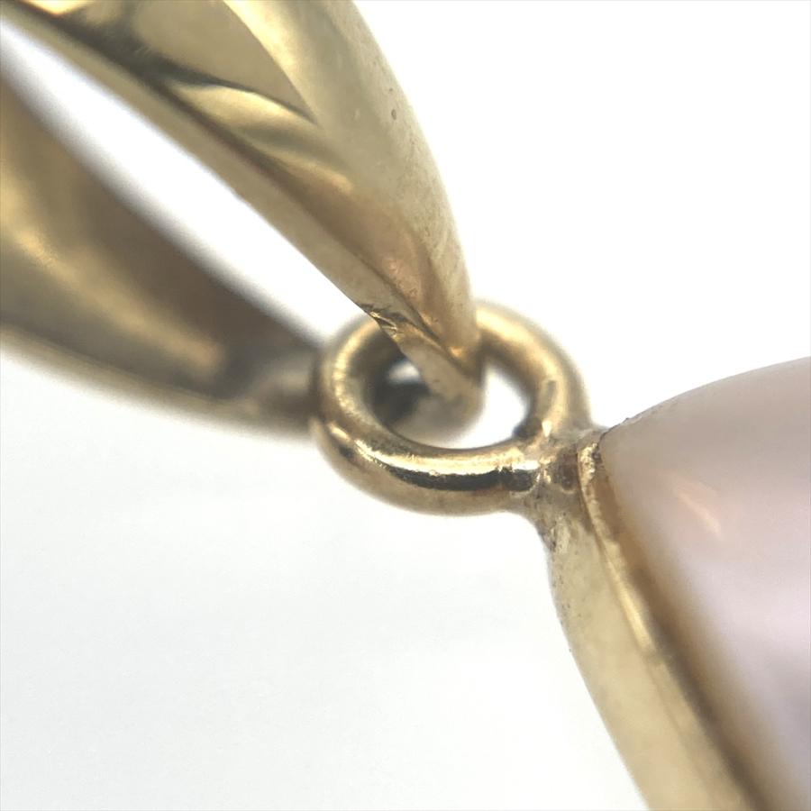 タサキ TASAKI マベパール ペンダントトップ K18YG 2.9g イエロー