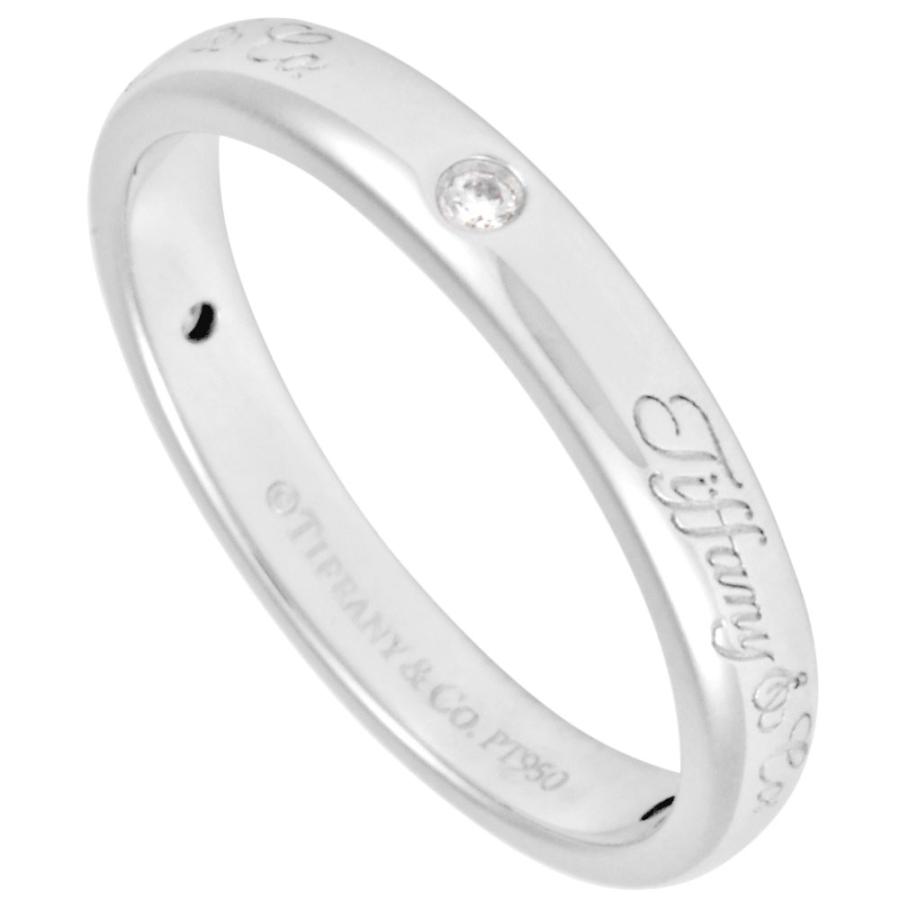 ティファニー Tiffany&Co ノーツ ルシダ 3P ダイヤモンド リング Pt950