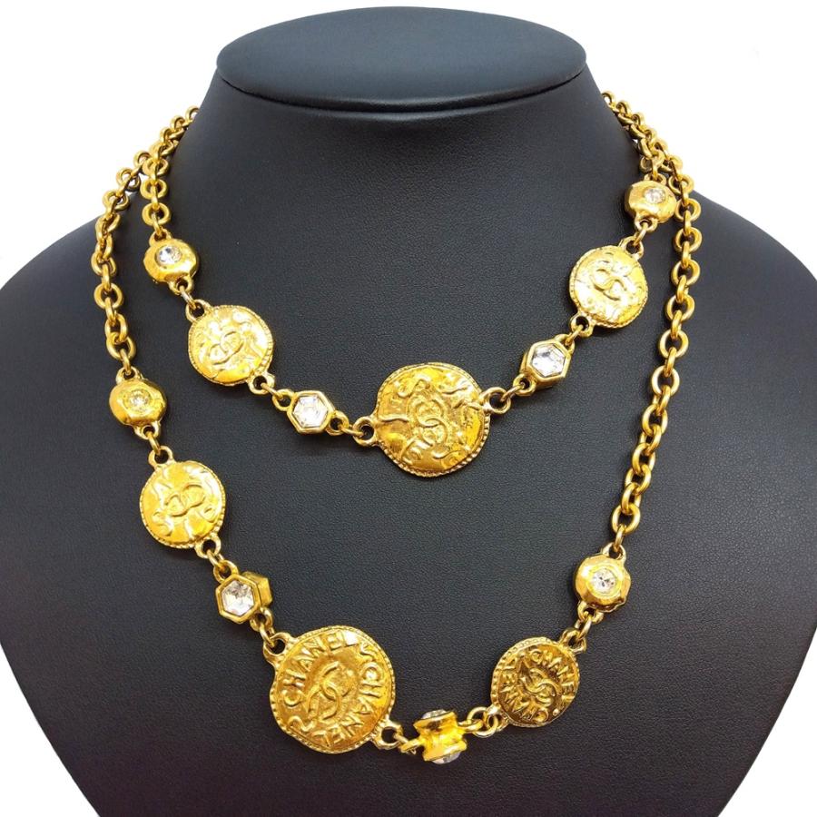 CHANEL シャネル ヴィンテージ ココマーク ラインストーン ネックレス 金 楽天市場】【10%OFF】 シャネル ネックレス ココマーク ストラス