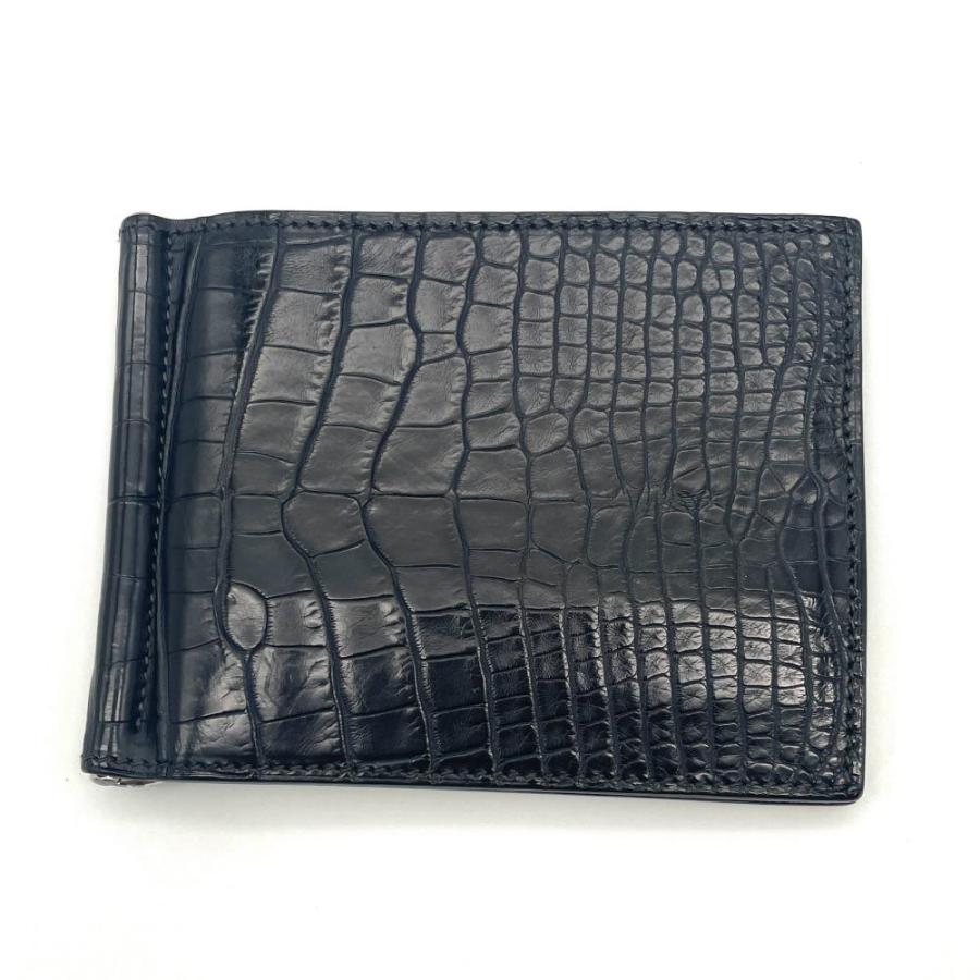 HERMES（エルメス） ポーカーGM マネークリップ アリゲーターマット A