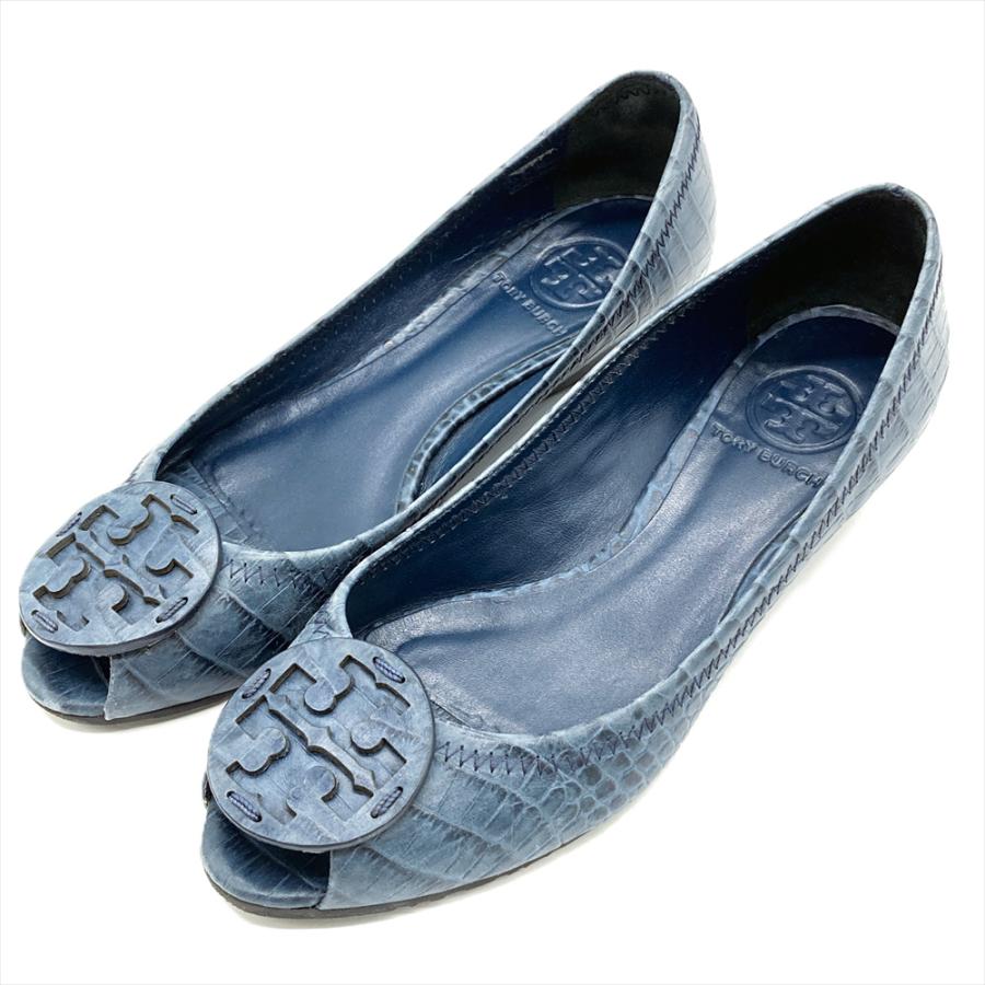 TORY BURCH トリーバーチ Tory Burch オープントゥ パンプス ブルー