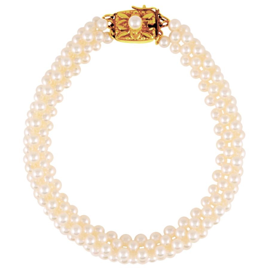 MIKIMOTO ミキモト ブレスレット K18YG ベビーパール レディース