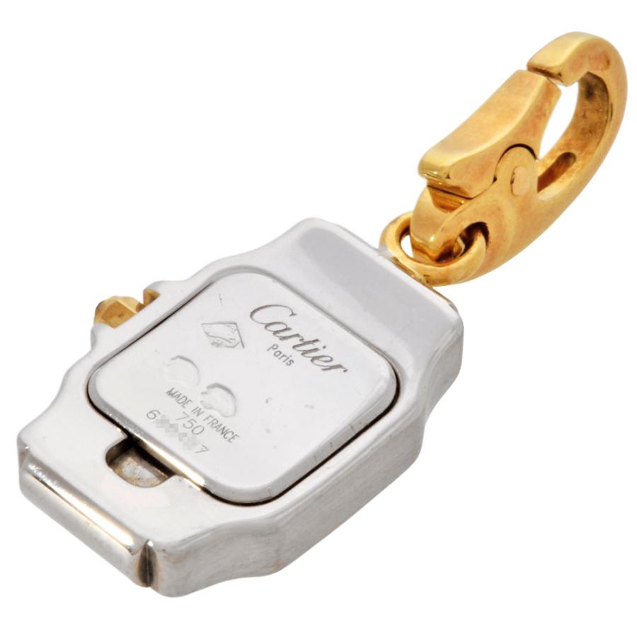 Cartier カルティエ サントス ガルベ ペンダントトップ K18YG 5.5g 