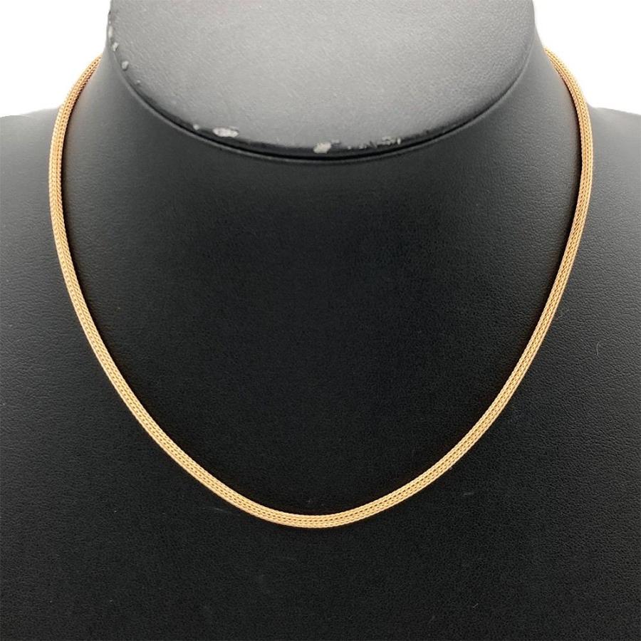 MIKIMOTO（ミキモト） デザイン チェーン ネックレス K18PG 6.1g