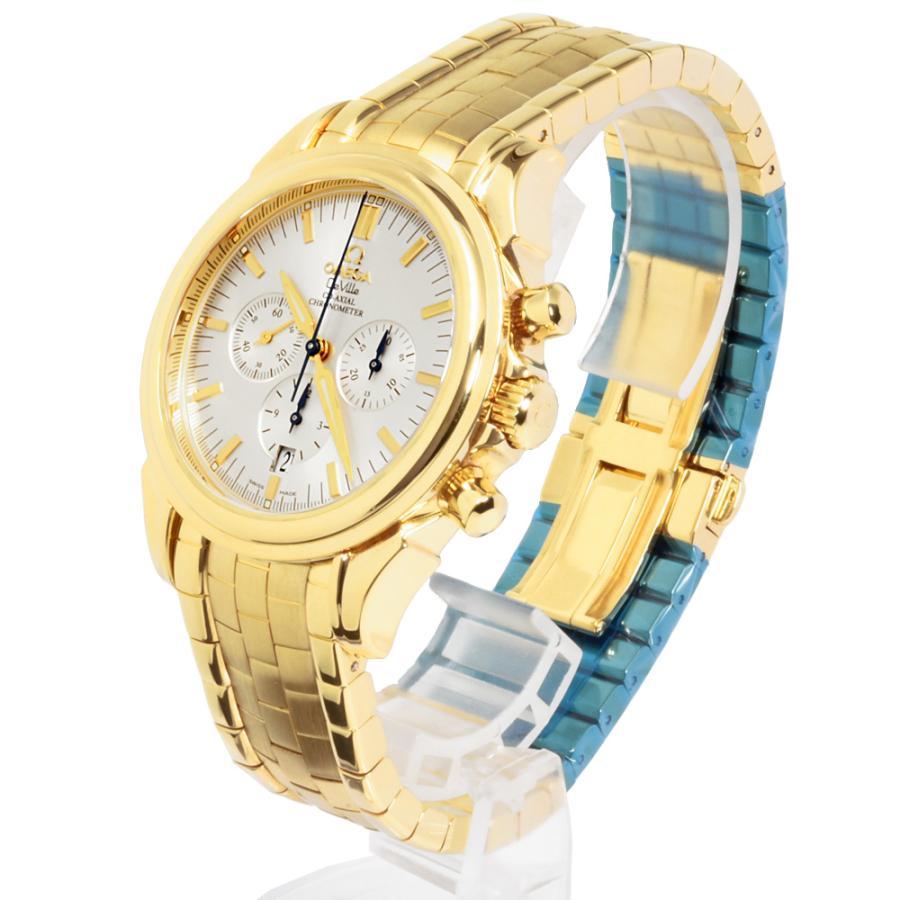 OMEGA DE VILLEゴールド クオーツ 時計＃３０ Omega 4133.30.00 : De Ville Co-Axial 38.7 GMT Yellow Gold