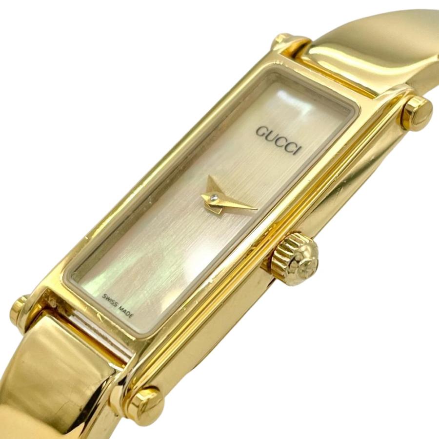 GUCCI（グッチ） GUCCI 1500 腕時計 クォーツ シェル文字盤 稼働品
