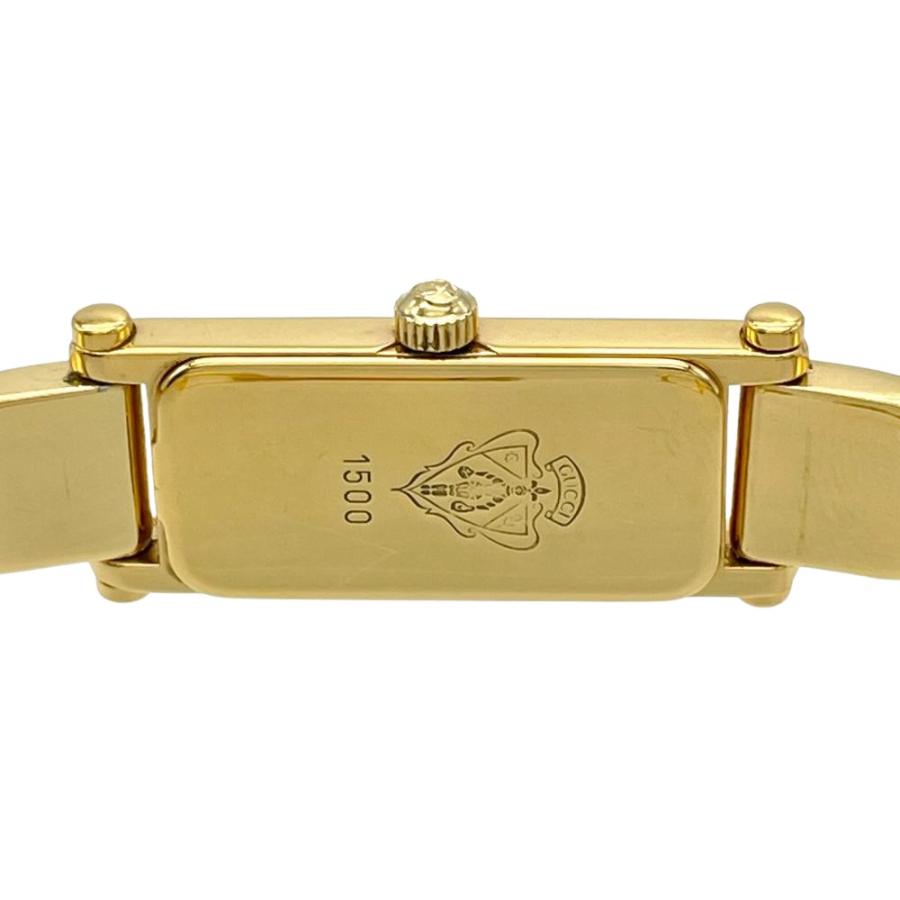 稼働　GUCCI 1500 L 腕時計　ダイヤモンド　シェル文字盤 GUCCI（グッチ） GUCCI 1500 腕時計 クォーツ シェル文字盤 稼働品