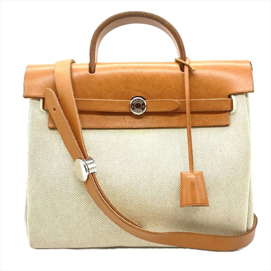 エールバッグ エルメス HERMES アド PM リュック キャンバス レザー