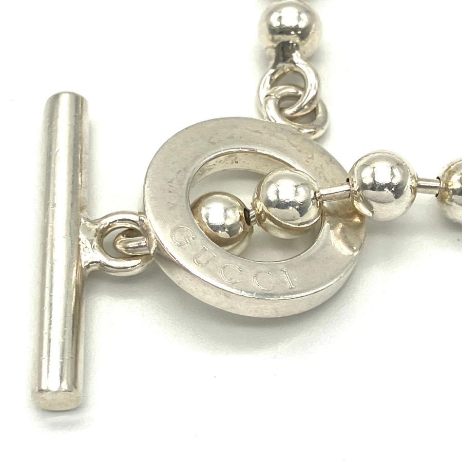 GUCCI グッチ ボールチェーン　ブレスレット　OLD ビンテージsv925 GUCCI グッチ ボールチェーン ブレスレット シルバー SV925 16cm