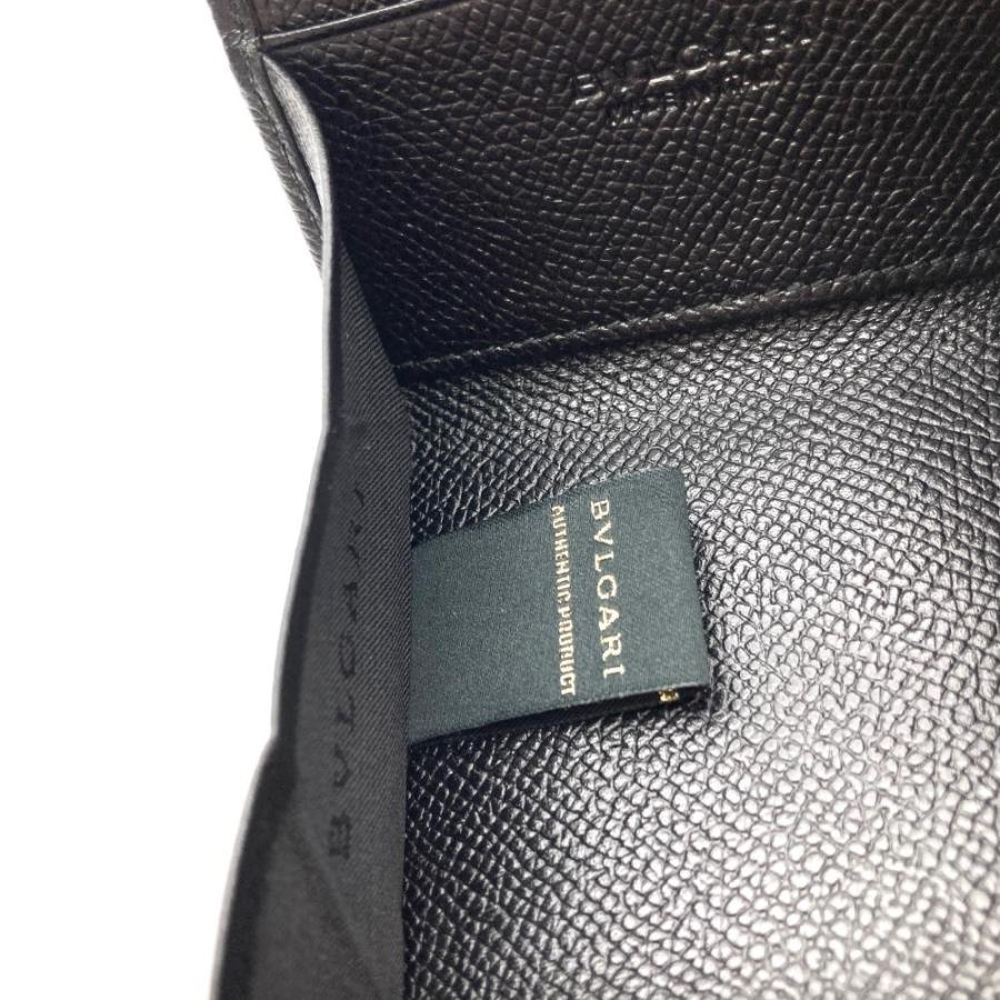BVLGARI（ブルガリ） クラシコ コインケース レザー 20371 ブラック