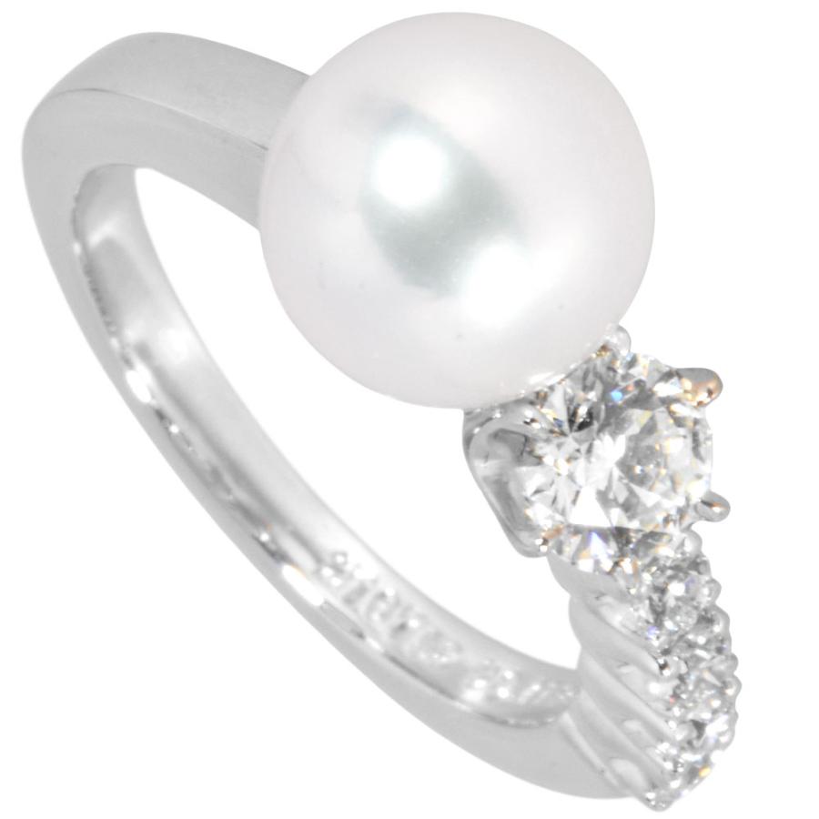 MIKIMOTO ミキモト　パール　リング　真珠 MIKIMOTO（ミキモト） パール リング 指輪 アコヤ真珠g Pt950