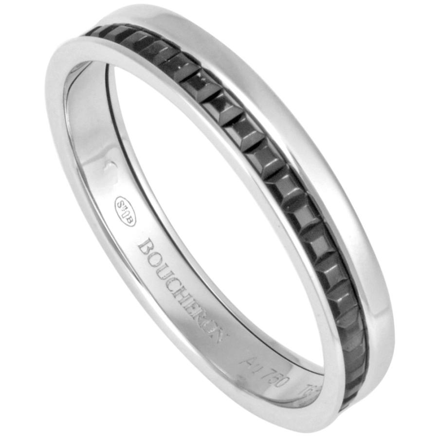 BOUCHERON（ブシュロン） キャトル ブラック リング ハーフ K18WG